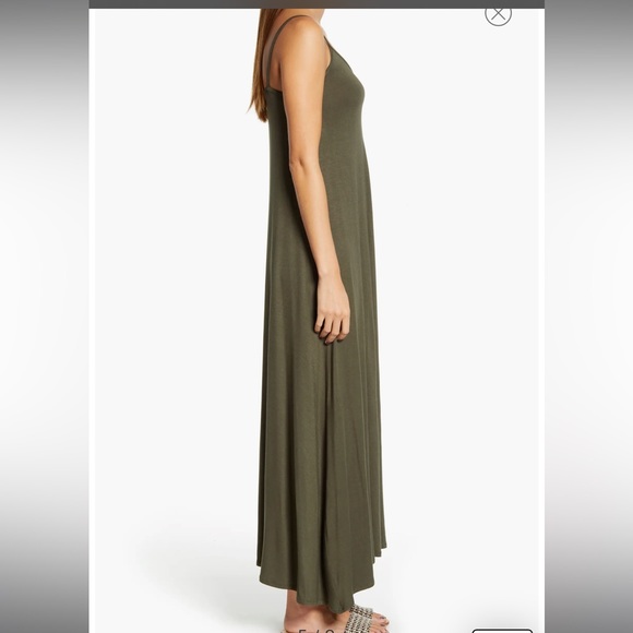 Nordstrom Maxi dress in Olive Green Size 1X NWT - Picture 7 of 11